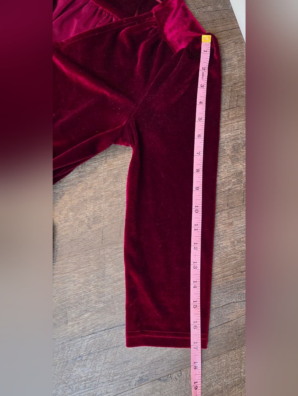 Baltic Born Sophia Velvet Faux Wrap Maxi Dress In Red Wine Women's S 3/4 Sleeve - Picture 10 of 13